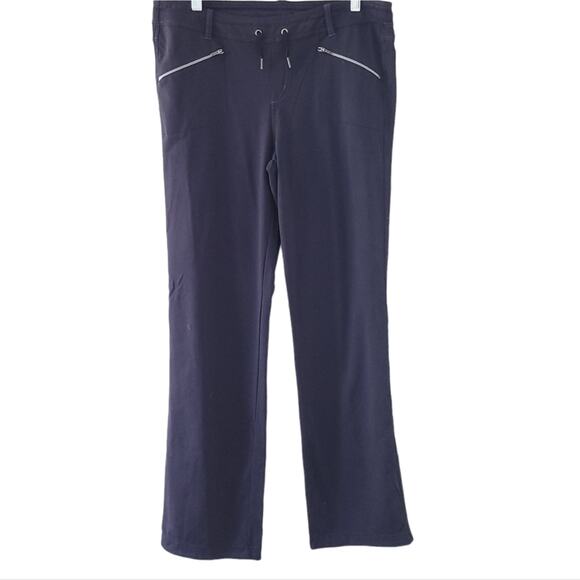 Kuhl Pants Women Size 12 Black Hiking Outdoors, Drawstring Waist Gorpcore - Picture 1 of 6